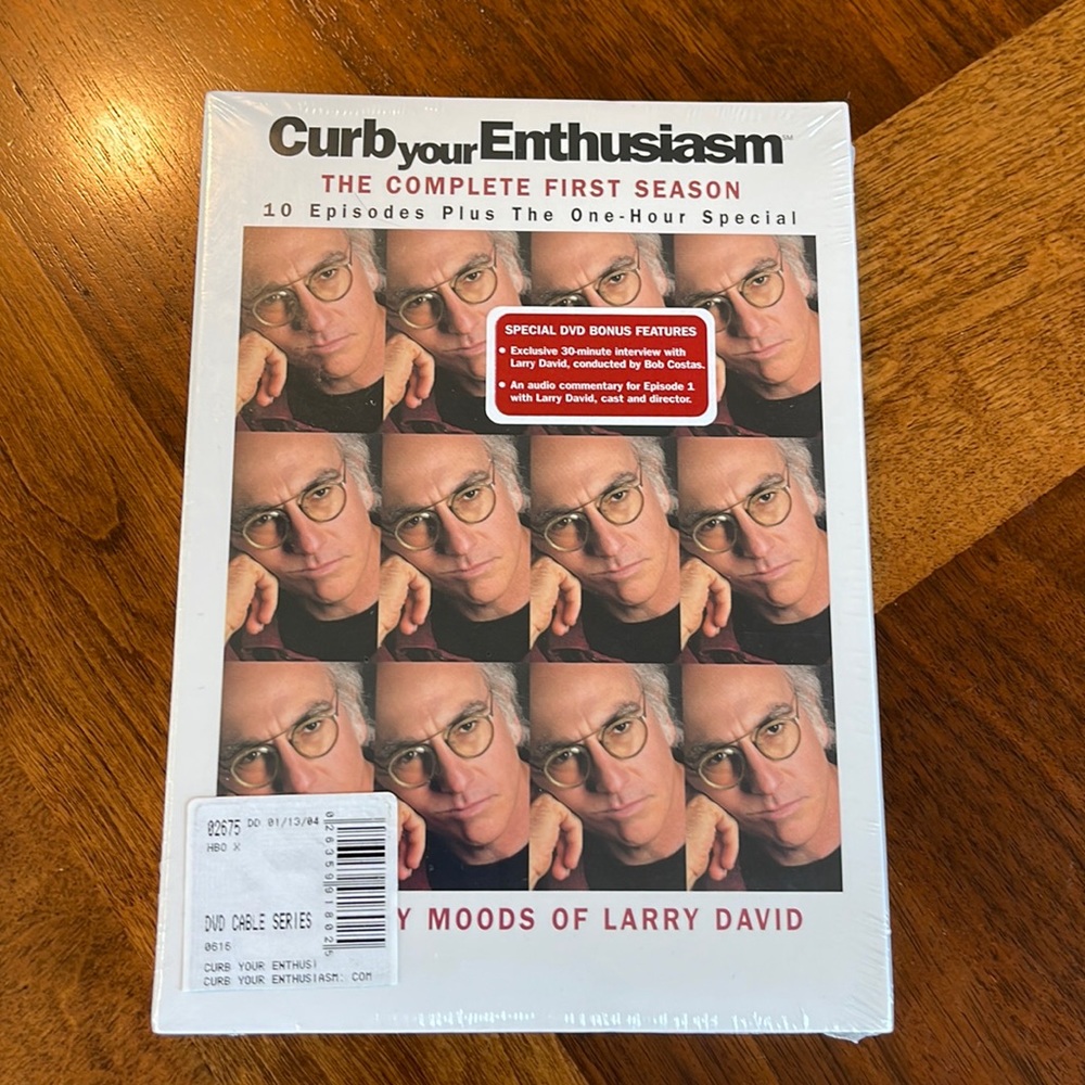 UNOPENED CURB YOUR ENTHUSIASM DVD - THE COMPLETE FIRST SEASON